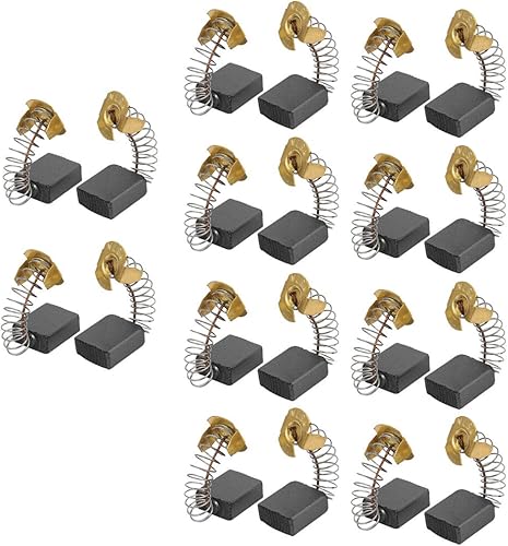 IIVVERR 16mmx13mmx6mm Electric Motor Carbon Brushes Power Tool Parts 10 Pairs (Las piezas de la herramienta eléctrica de las escobillas de carbón