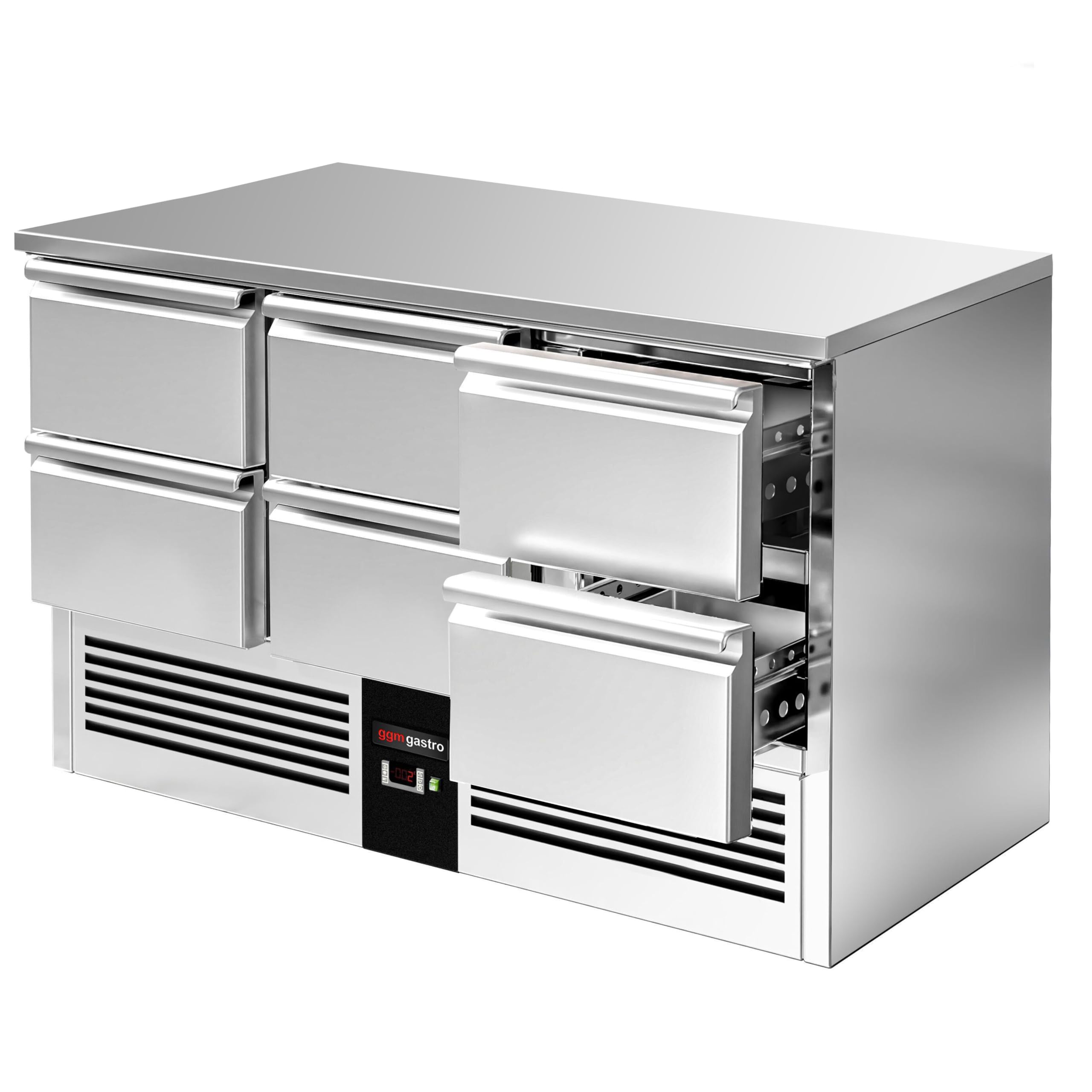 GGM Gastro Kühltisch Premium 6 Schubladen 137x70 cm