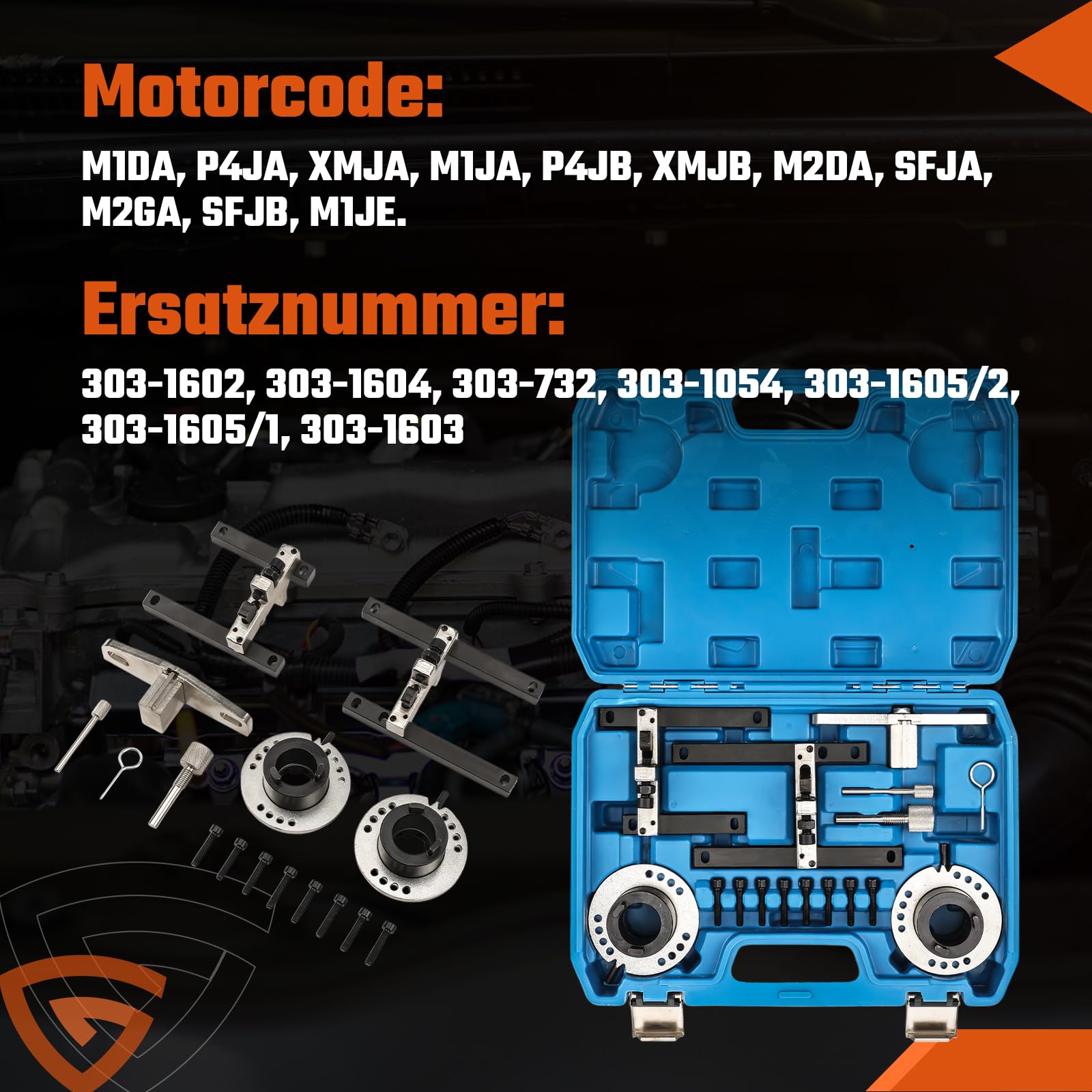 GEARMONSTER Motor Einstellwerkzeug Satz Zahnriemen Werkzeug für Ford 1.0 ECOBOOST