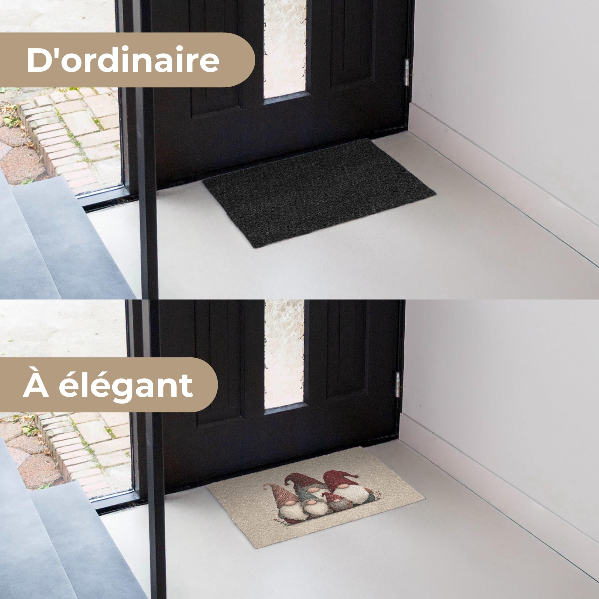 MuchoWow© Paillasson Interieur Entree Tapis d'Entrée Pallaison Entree