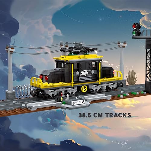 Miniatura 6 de BDYDT Train Crocodile Locomotive Building Blocks Sets669 Pieces The Train Building Block Set restores The Iconic Crocodile Locomotive Great Gift