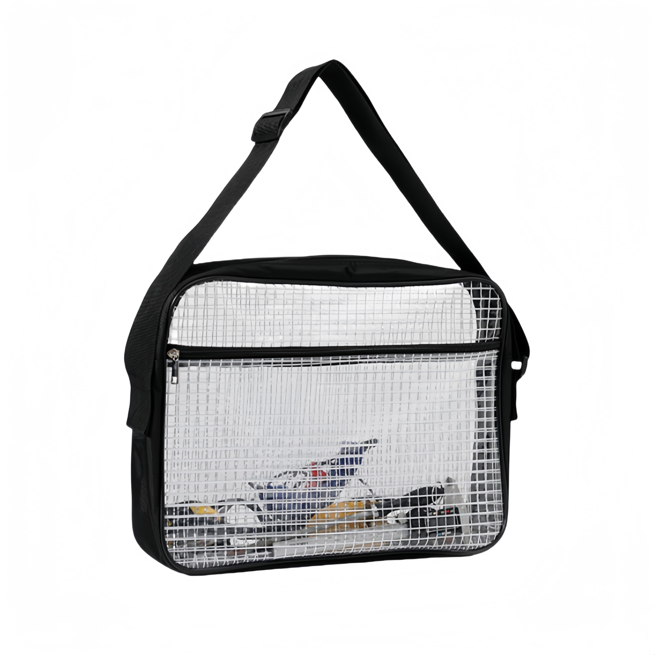 15.7inch Anti-Static Cleanroom Clear Tool Bag Full Cover Pvc For Engineer Shoulder Bag Handbag for Women Men 40 x 8 x 30CM