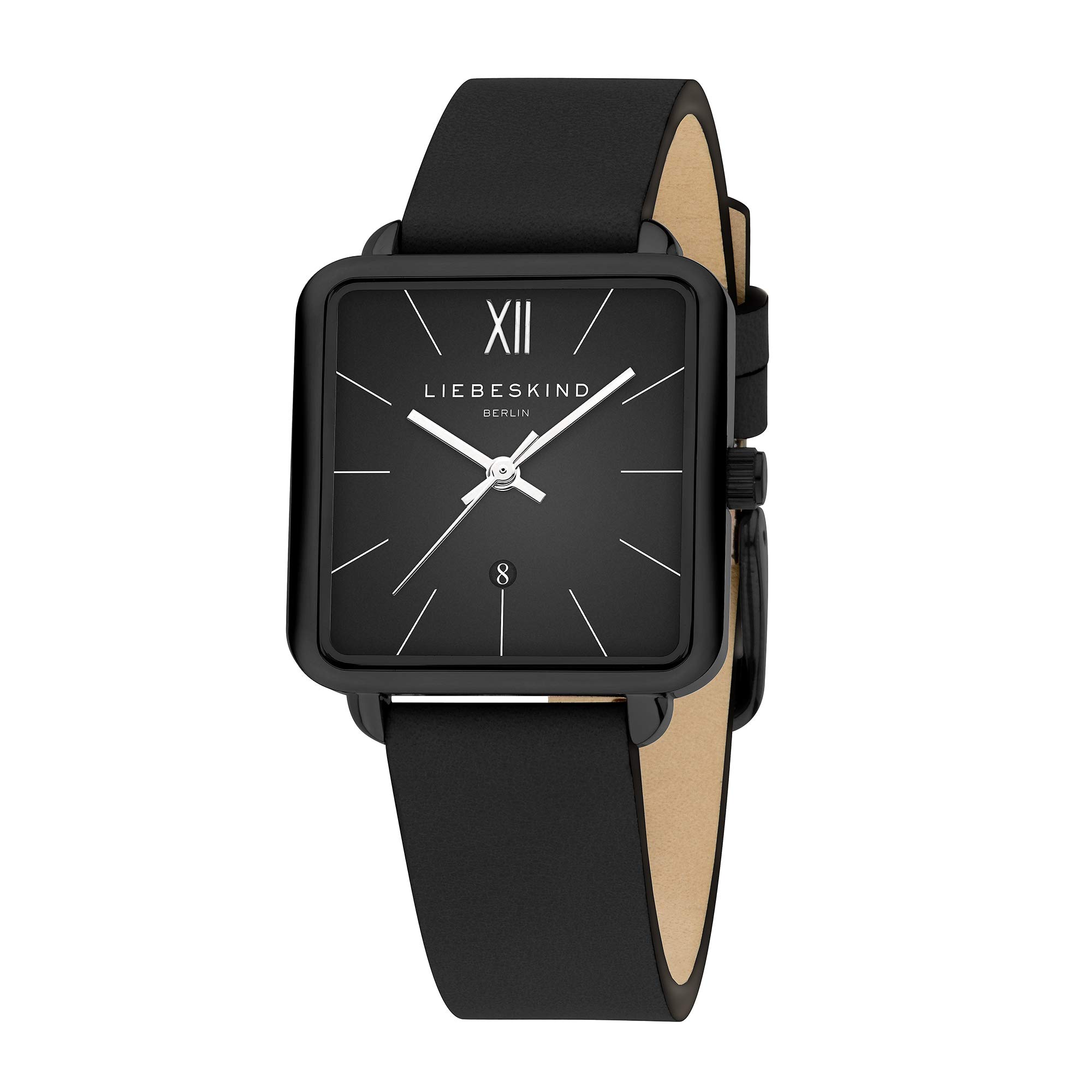 Liebeskind Berlin Damen Armbanduhr – Eckige Quarzuhr 28x28 mm – 3 ATM wasserdicht – Edelstahl-, Leder- oder Mesharmband – Modern & vielseitig