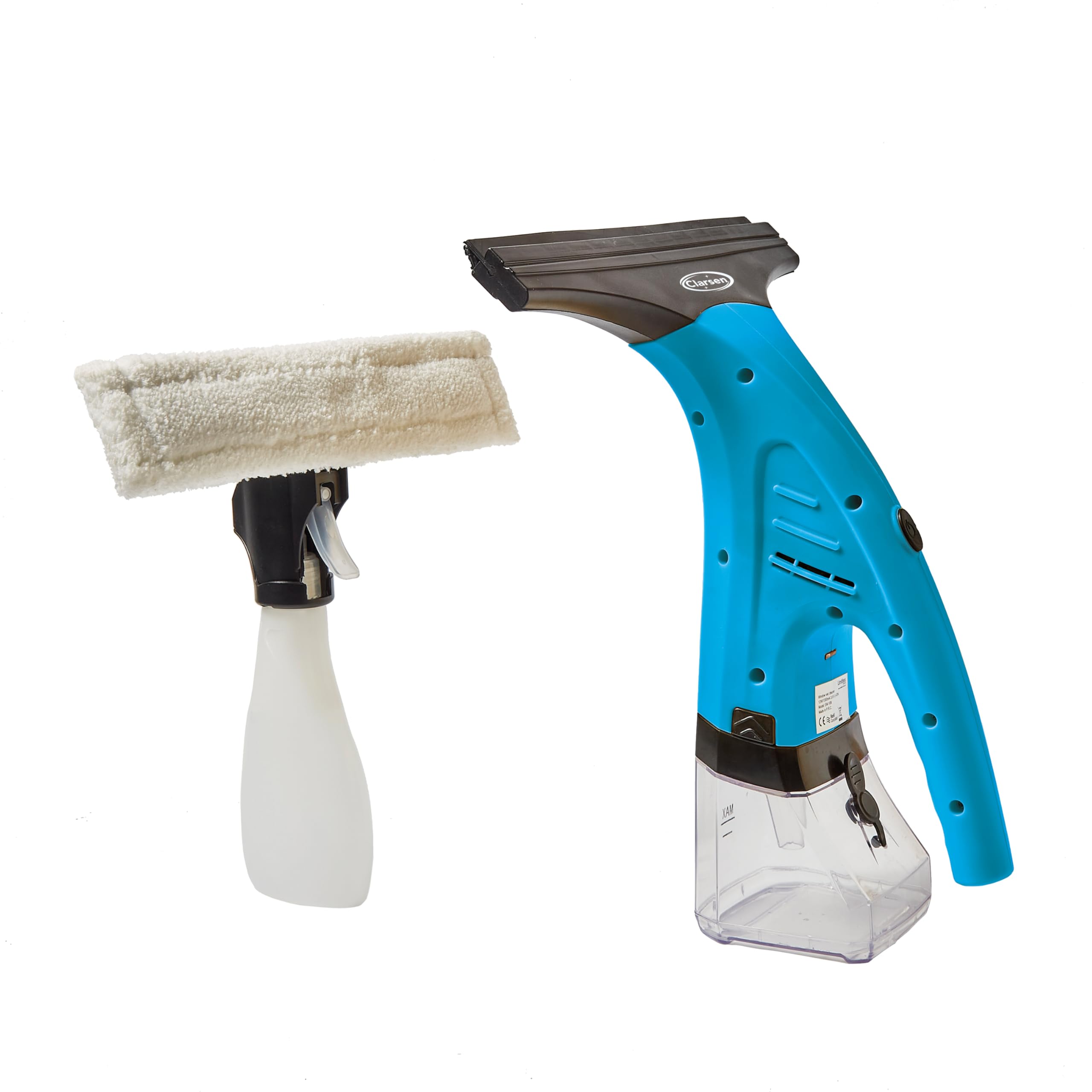 Coopers Of Stortford - Condensation Window Vacuum - Rechargeable Streak-Free Glass Cleaner With Spray Bottle And Microfibre Mop - 250Ml Tank
