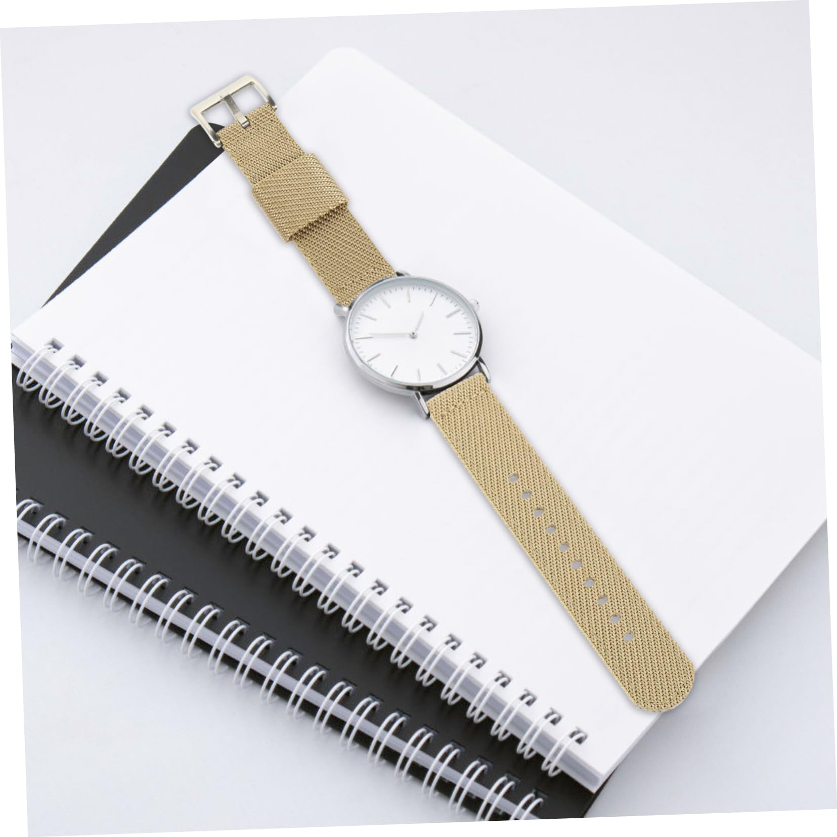 HEMOTON Bracelet En Nylon 4 Pièces Montre Miss En Nylon À Tisser