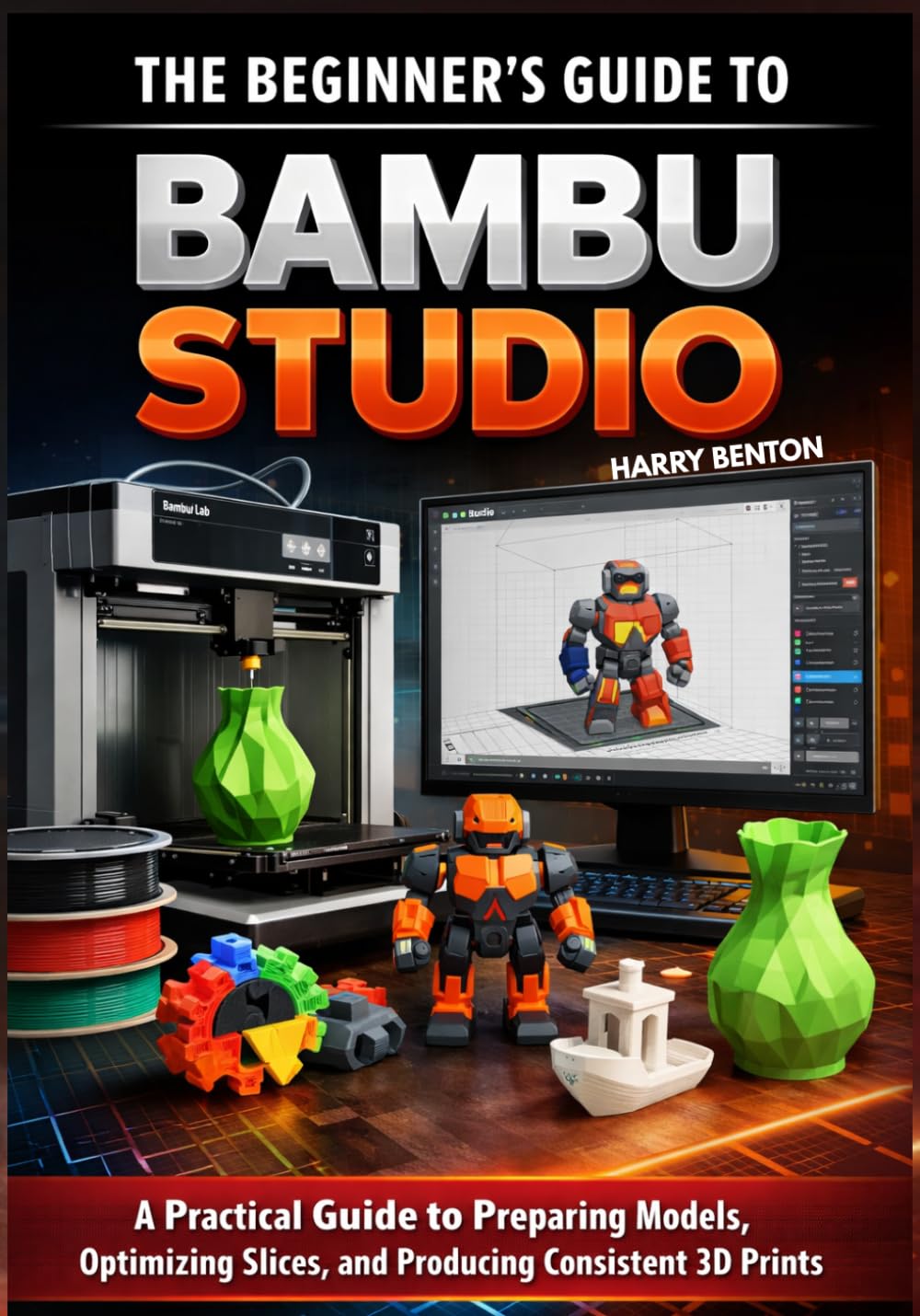 THE BEGINNER’S GUIDE TO BAMBU STUDIO: A Practical Guide to Preparing Models, Optimizing Slices, and Producing Consistent 3D Prints