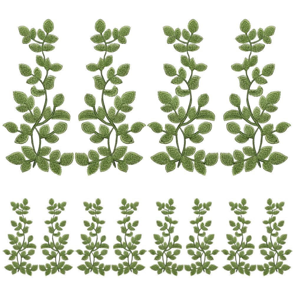 Écussons brodés dentelle feuilles de vigne mercerie créative motif à coudre vêtement
