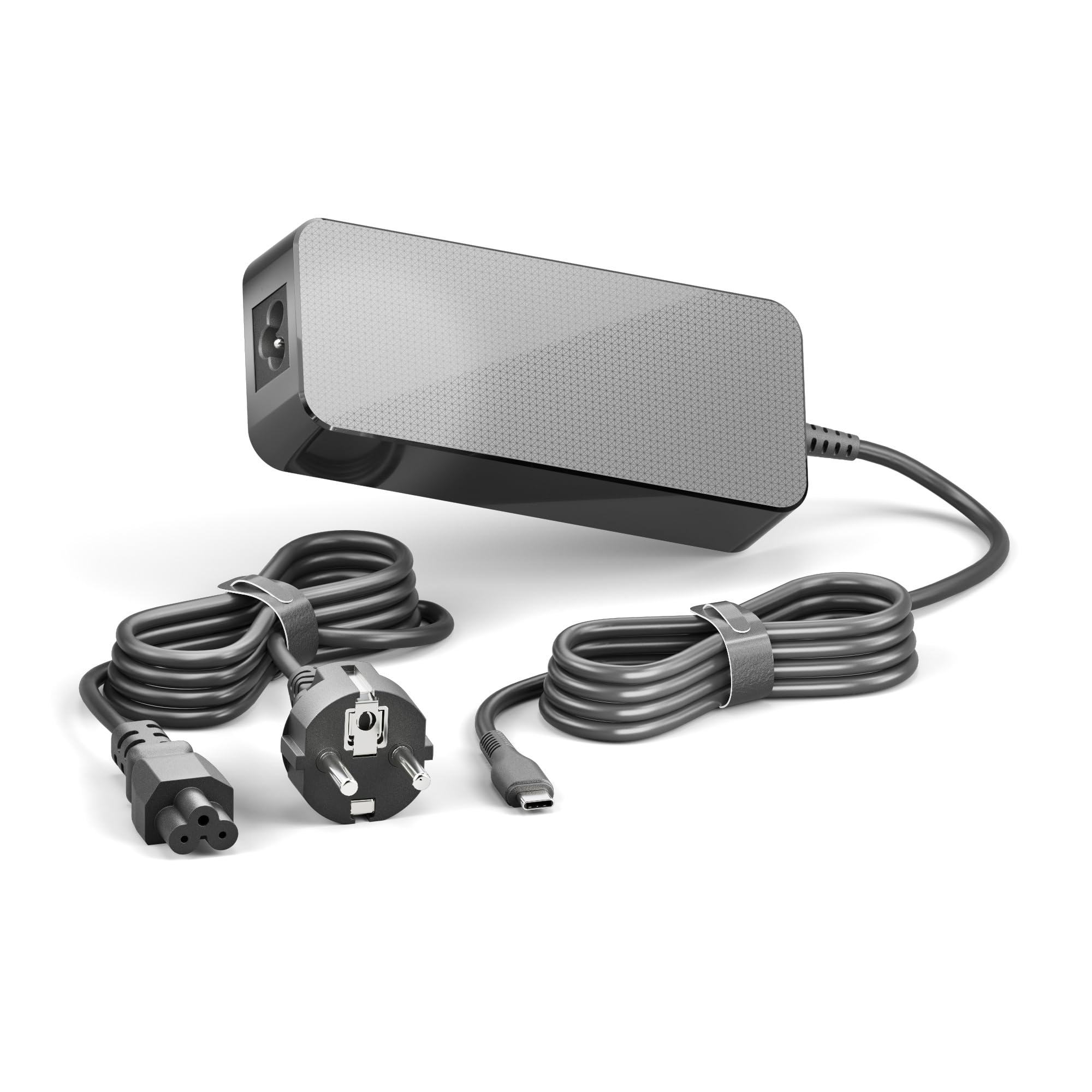 Vuelogic USB-C Power Supply 100W, Cargador rápido PD, tecnología GAN, Cargador para portátil y Dispositivos móviles, Negro