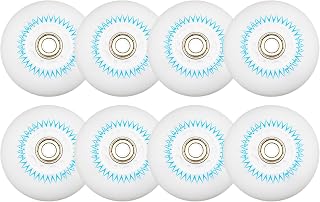 Inline Skate Wheels, Replacement Roller Skating Wheels 90A Light Up 72mm76mm80mm Inline Skate Wheels w/Bearings (8-Pack),Intended for Roller Blade Wheel Replacement,Indoor/Outdoor Roller Skate Wheels