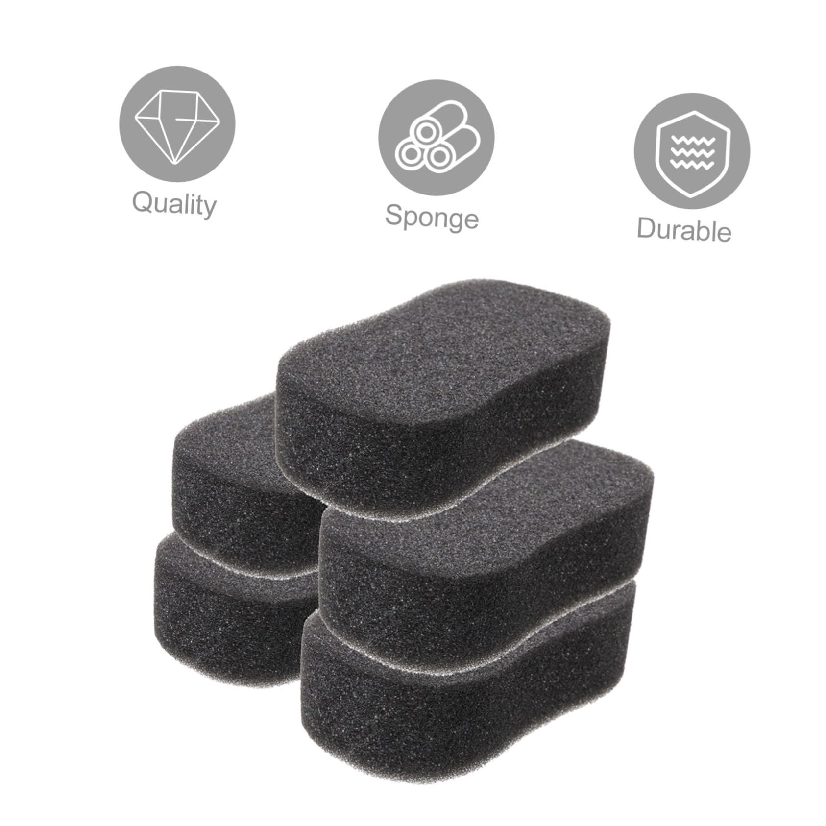 Abaodam Easy to Clean Horse Grooming Sponges 5pcs Horse Bath Sponges for Long Use