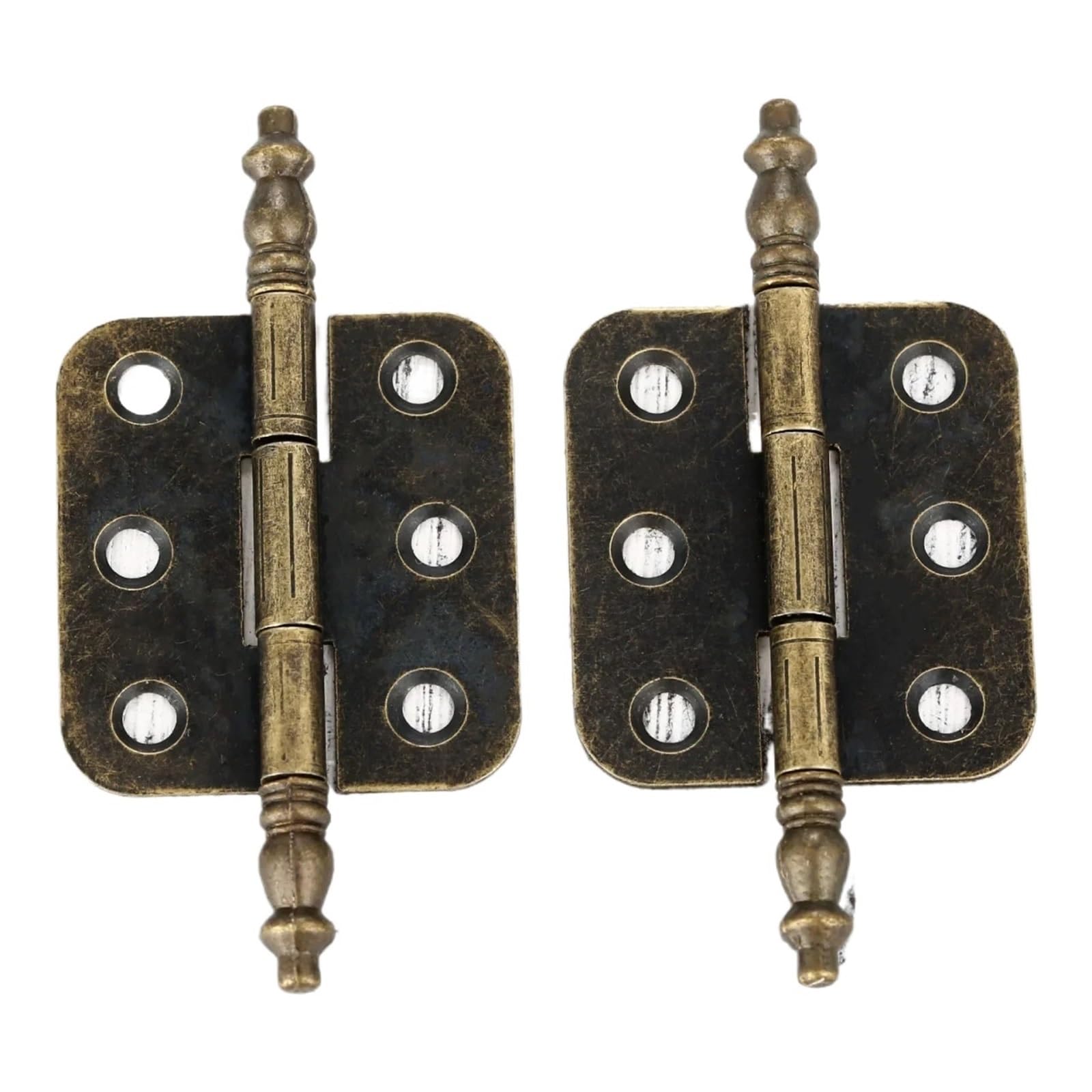 Kdhcvkz One Color 2Pcs Hinge 6 Holes 12 Screws 70 * 35Mm Door Cabinet Hinge