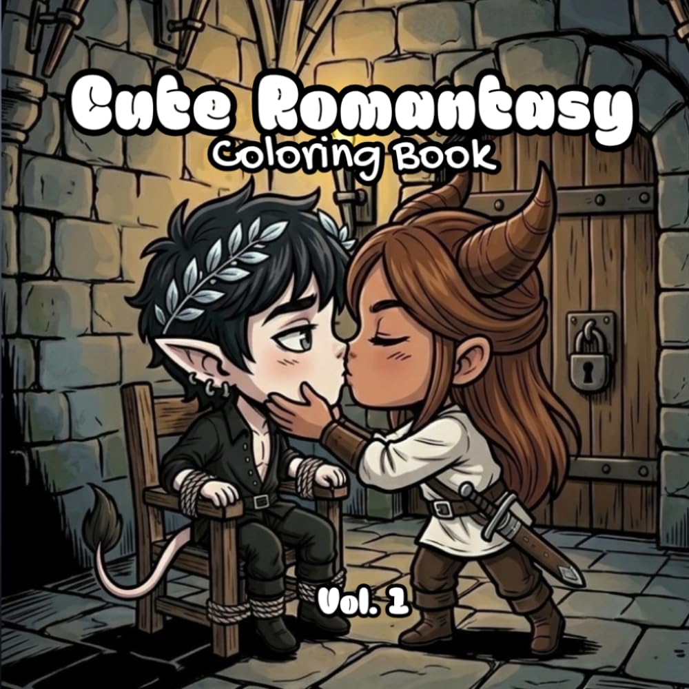 Cute Romantasy: Coloring Book - Volume 1