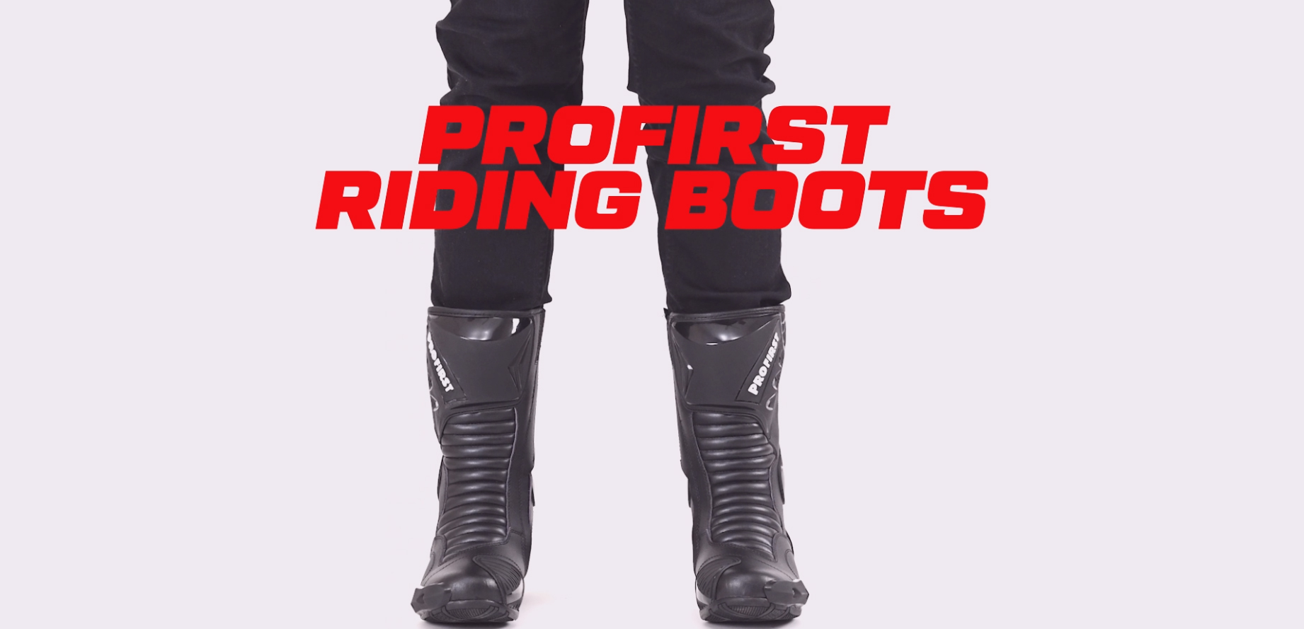 PROFIRST Genuine Leather Motorcycle Boots Waterproof Motorbike