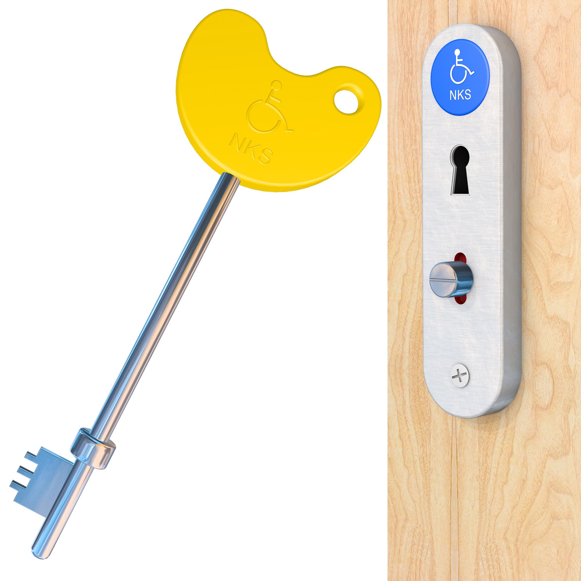 Meter Box Repair Kit Yellow Disabled Key (1 Pack)