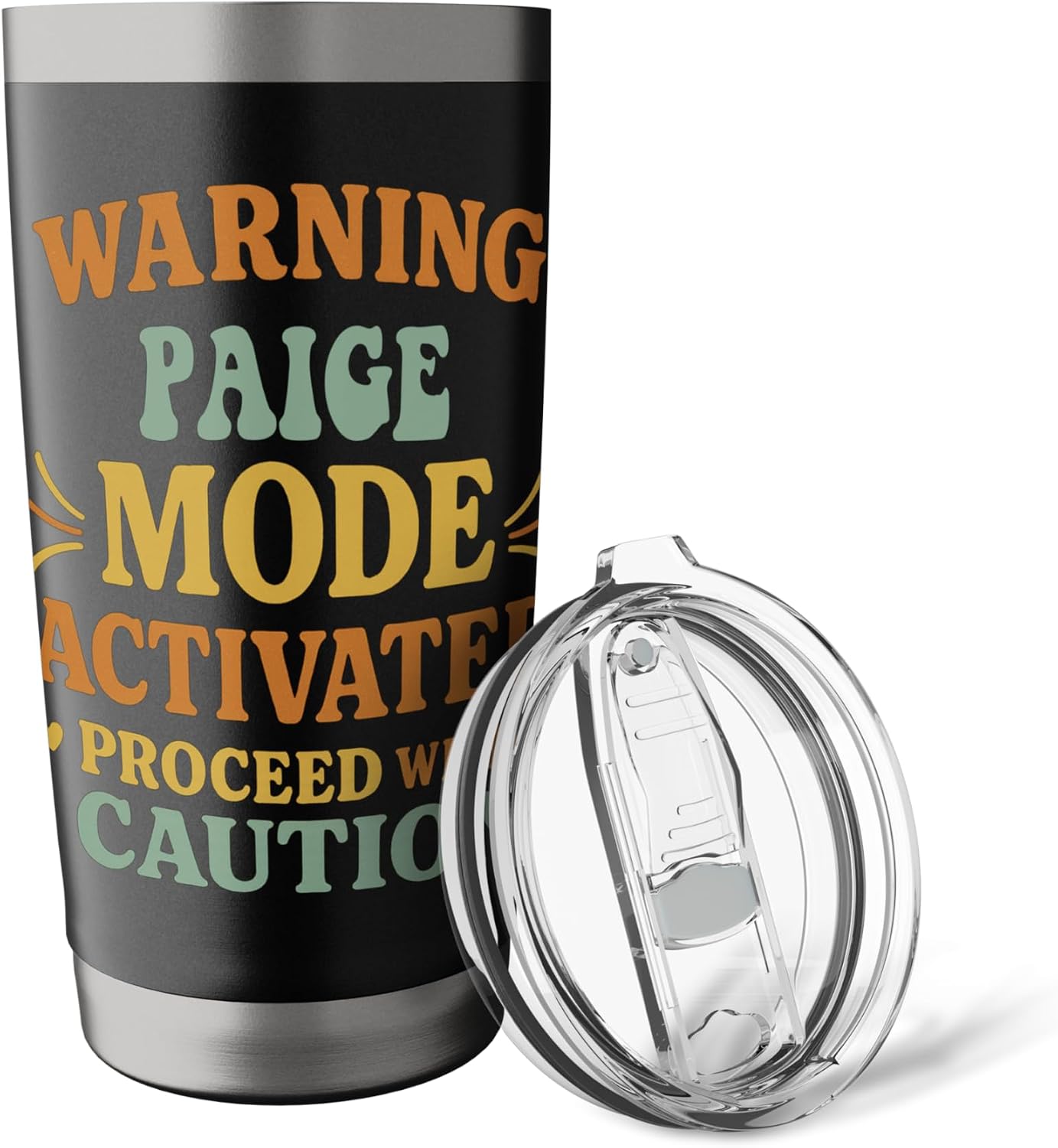 PAIGE Personalized Women's Gift Custom PAIGE Stainless Steel Insulated Tumbler image 5