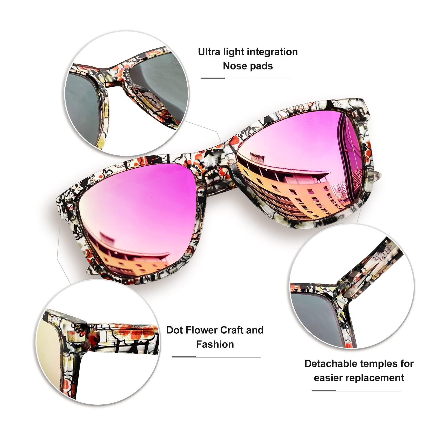 KANASTAL Occhiali da Sole Uomo Polarizzati Protezione UV400 Occhiali Sole Donna Quadrati Retrò Vintage Sunglasses Men Women per Spiaggia Viaggio Pesca