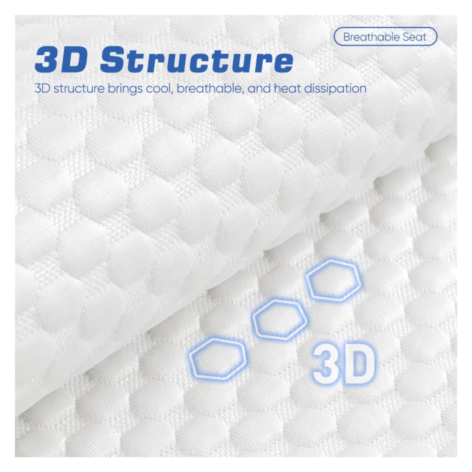 Autositzbezüge Rückbank - Schweißabsorbierend & Atmungsaktiv Schwarz