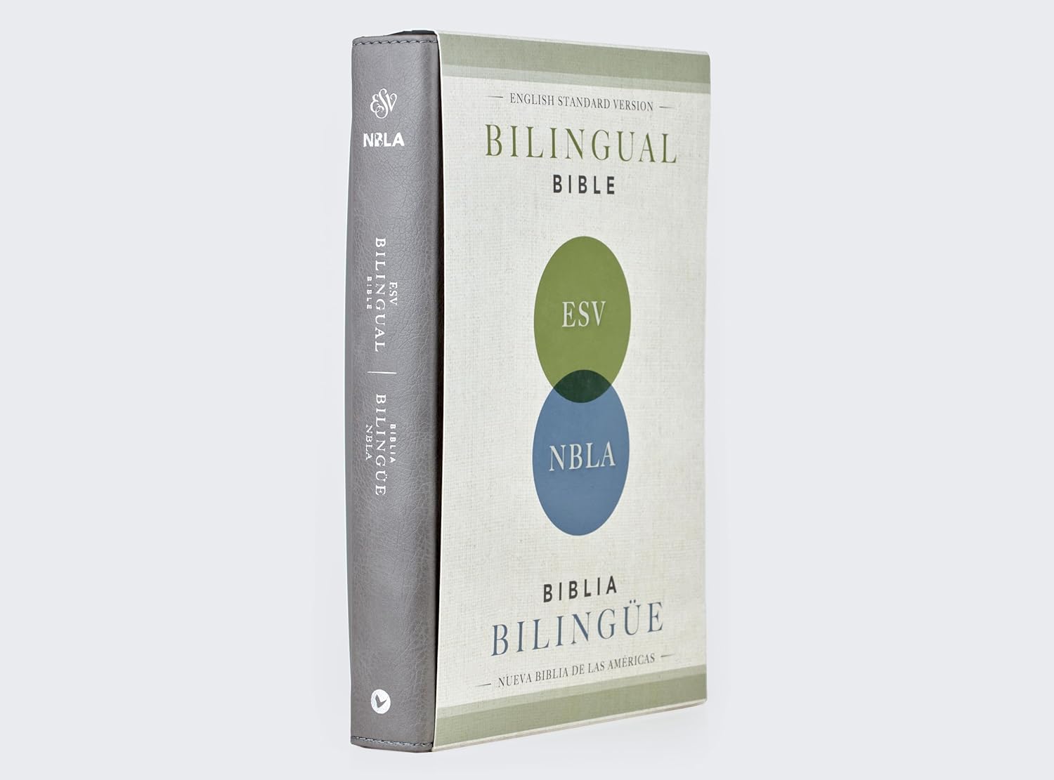 ESV/NBLA, Bilingual Bible, Leathersoft, Grey/ ESV/NBLA, Biblia Bilingüe, Leathersoft, Gris (Spanish Edition)      Leather Bound – January 13, 2026