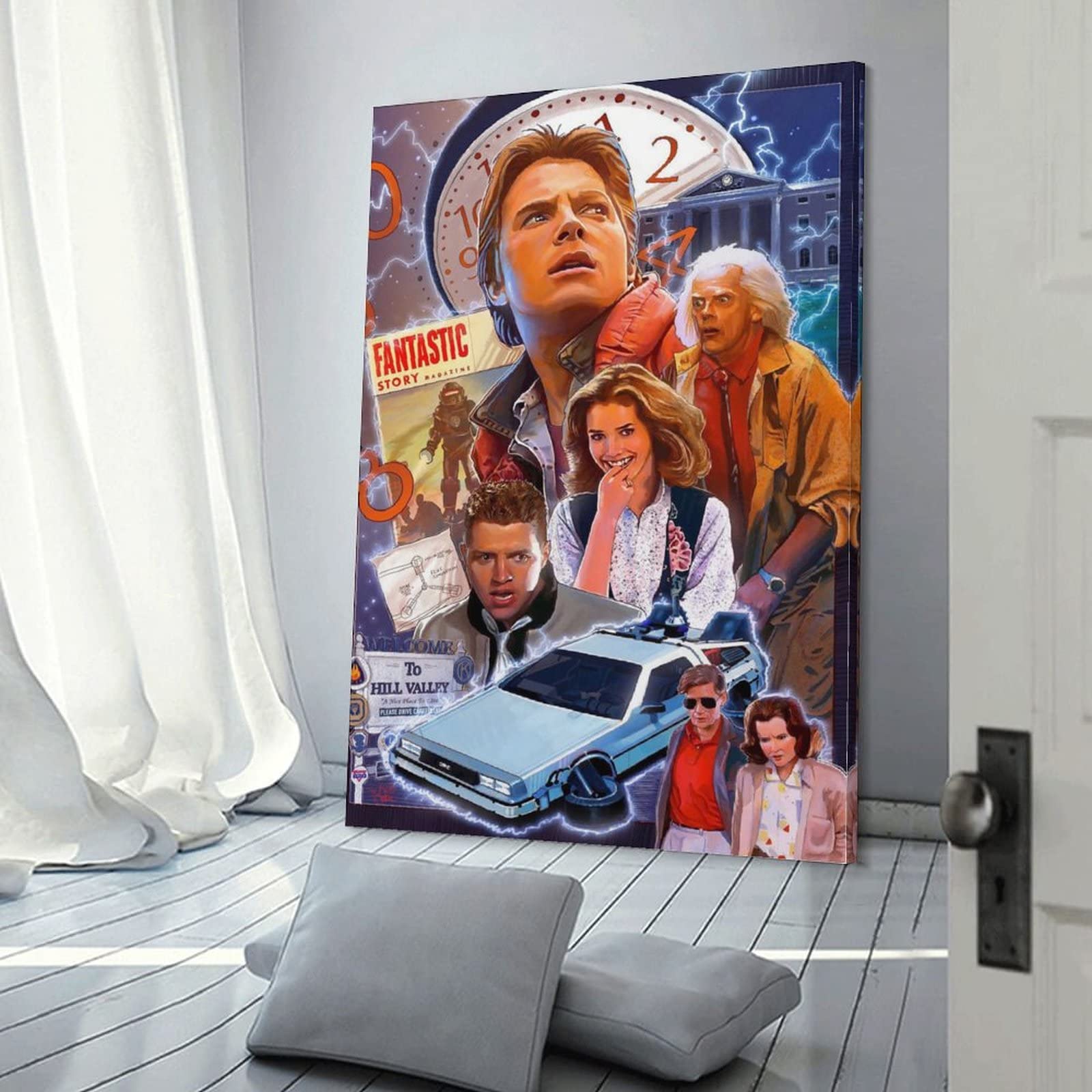 Amazon.co.jp: クラシック映画ポスターバック・トゥ・ザ・フューチャー