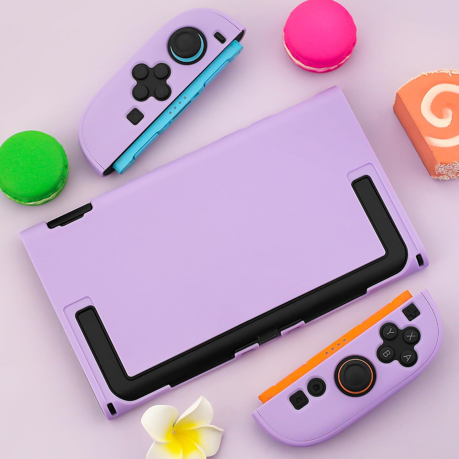 PAWDIARY Pure-purple Switch 2 Protective Case Cover for Nintendo Switch 2 (New 2025), Ultra-thin PC Console & Controller Grip Switch 2 Skin Protector, Anti-scratch Design Hardshell thumbnail
