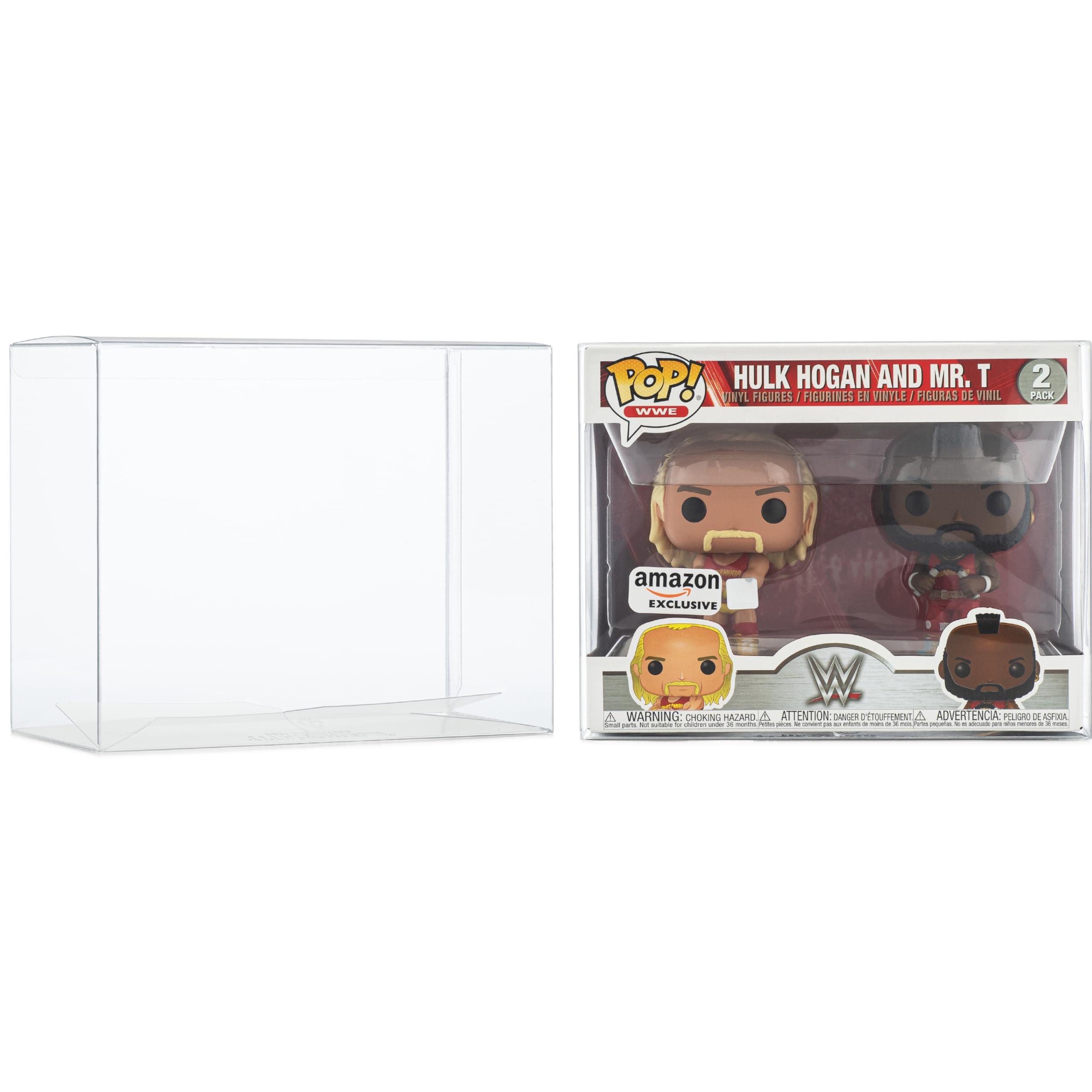 Custodia protettiva trasparente da 5 pezzi in cristallo senza acidi per oggetti da collezione Funko Pop Figure in vinile da 4 pollici Scatola con custodia in plastica trasparente PET  44