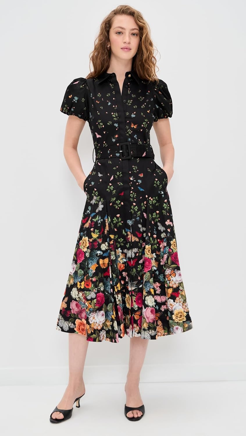 alice + olivia Women's Henrietta Midi Dress - Image 5