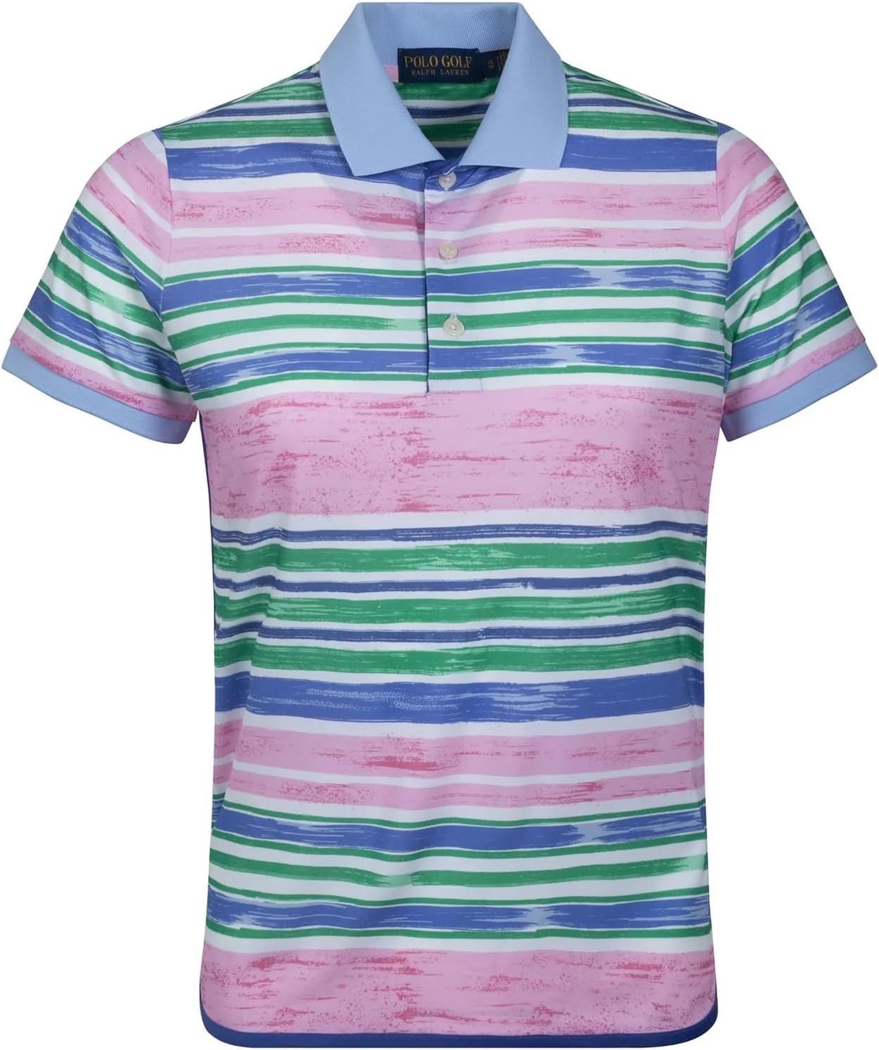 Ralph Lauren Golf Women's Striped Jersey Polo Shirt Medium M Multi