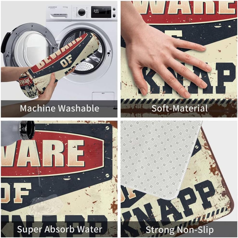 Funny Home Decor Beware of Mr. Knapp Rug Fall Rugs Outdoor Country Decorations for Home(50X80CM)