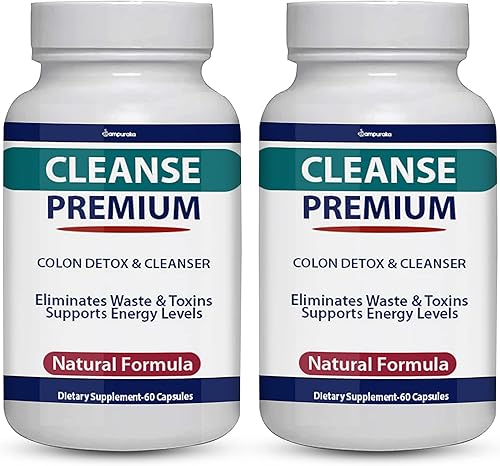 Suplemento de fórmula avanzada Cleanse Premium, paquete de 2 unidades, 60 días de suministro