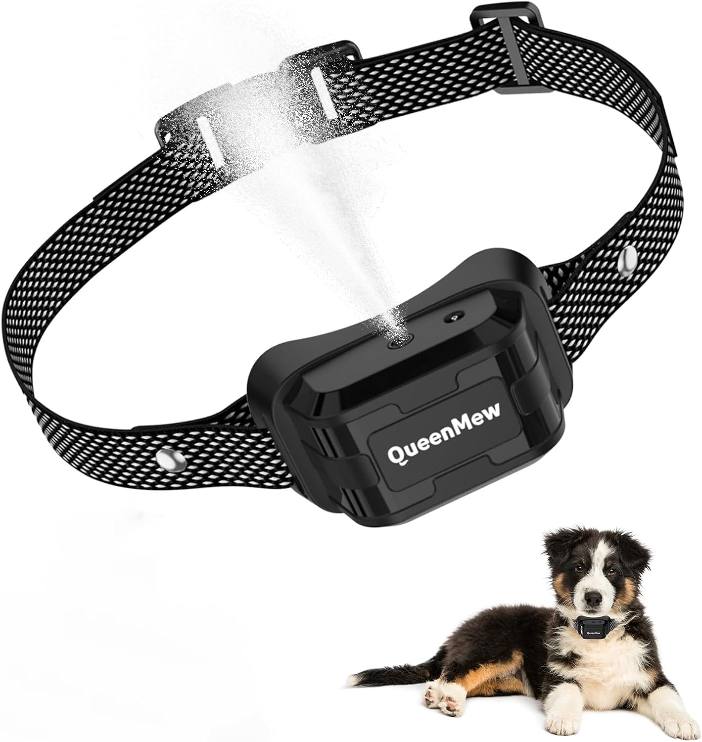 Citronella Dog Bark Collar, Citronella Bark Collar, Auto Anti Barking Collars with 3 Adjustable Sensitivity & Spray Levels, Rechargeable Dog Barking Device for Small Large Dogs Indoor Outdoor