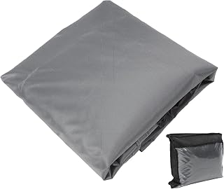 Capa para Móveis Externos à Prova D'água à Prova de Poeira para Serviço Pesado Capa de Proteção para Equipamentos de Jardim de Pátio 600D de Alta Densidade 124 X 70,9 X 29,1 pol.