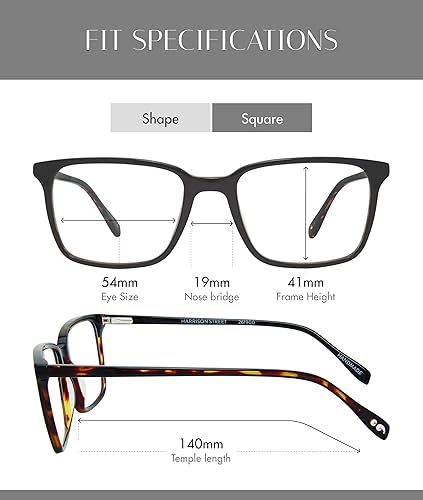 Miniatura 6 de Scojo New York Harrison Street - Gafas de lectura con luz azul, hechas a mano, resistentes a los arañazos, para mujeres y hombres