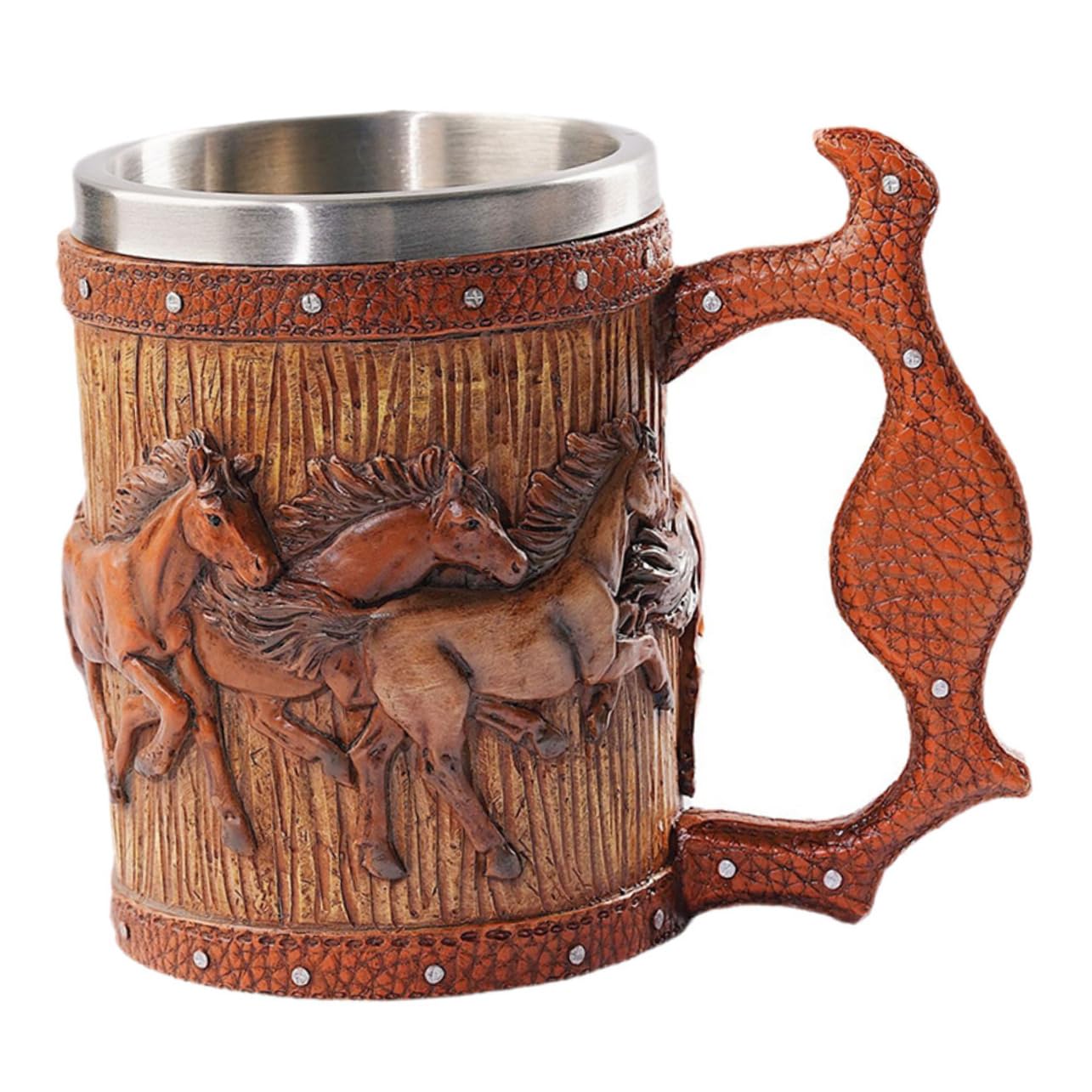 Chope à bière Viking un cadeau original sous forme de tasse ronde décorative