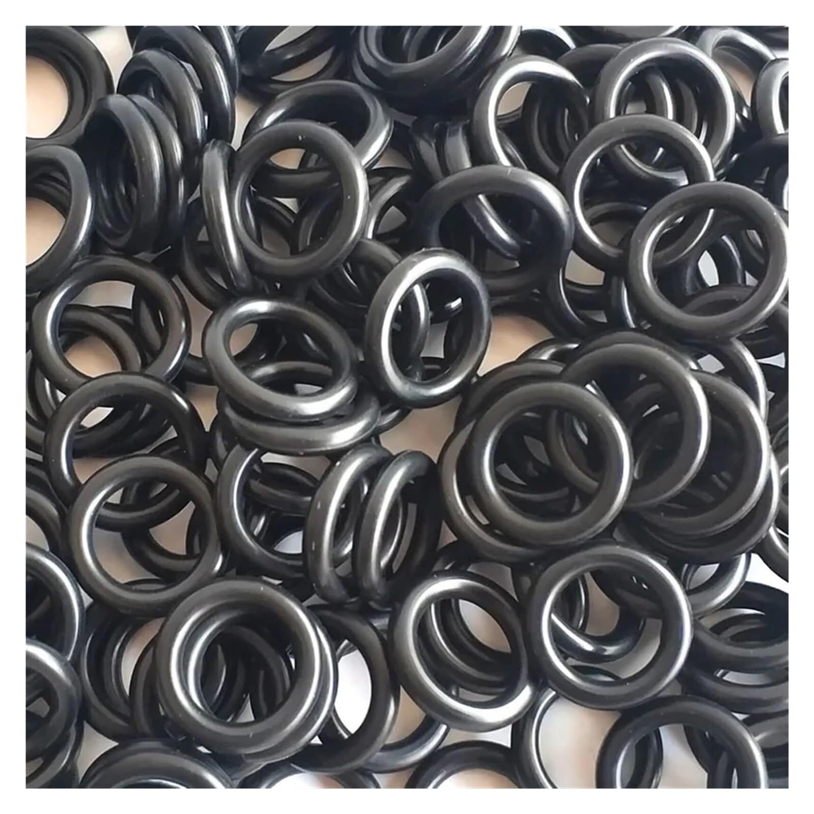 175/200 pz O-ring in gomma Set guarnizioni di tenuta elastici in gomma nitrilica O-ring ad alta pressione Kit di riparazione fascia elastica di tenuta - Kit guarnizioni assortite(200pcs)