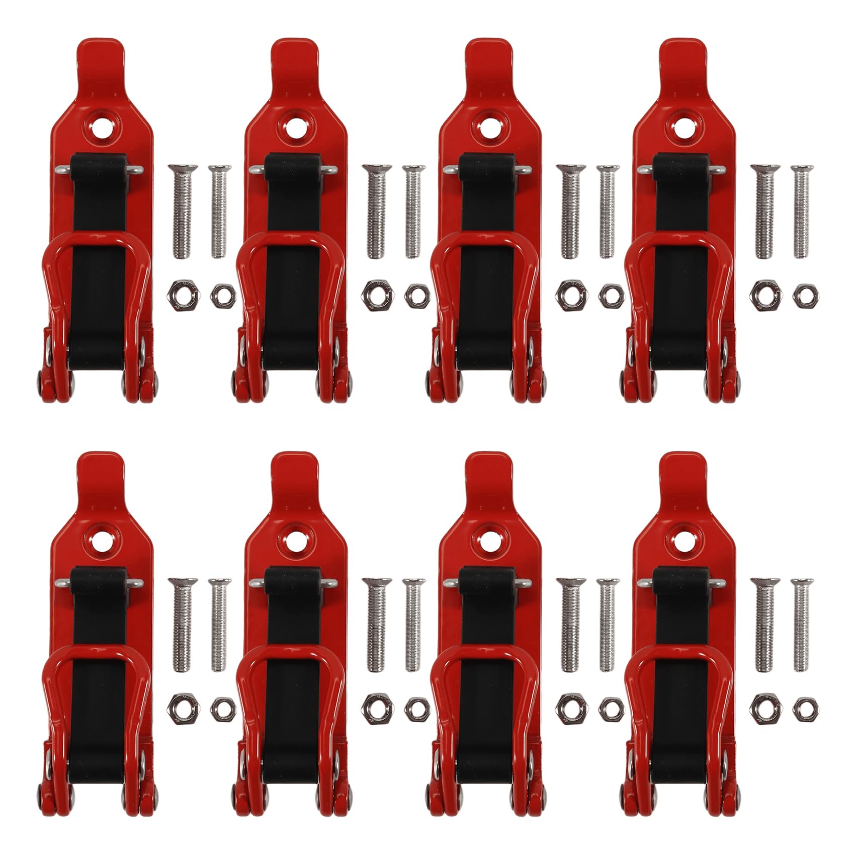 Jnchdghwa Red Shovel Mount Wall Mount Bracket For Car Trailer Rv Boat Car Luggage Rack Holder Tool Shovel Mount For Roof Rack Brackets
