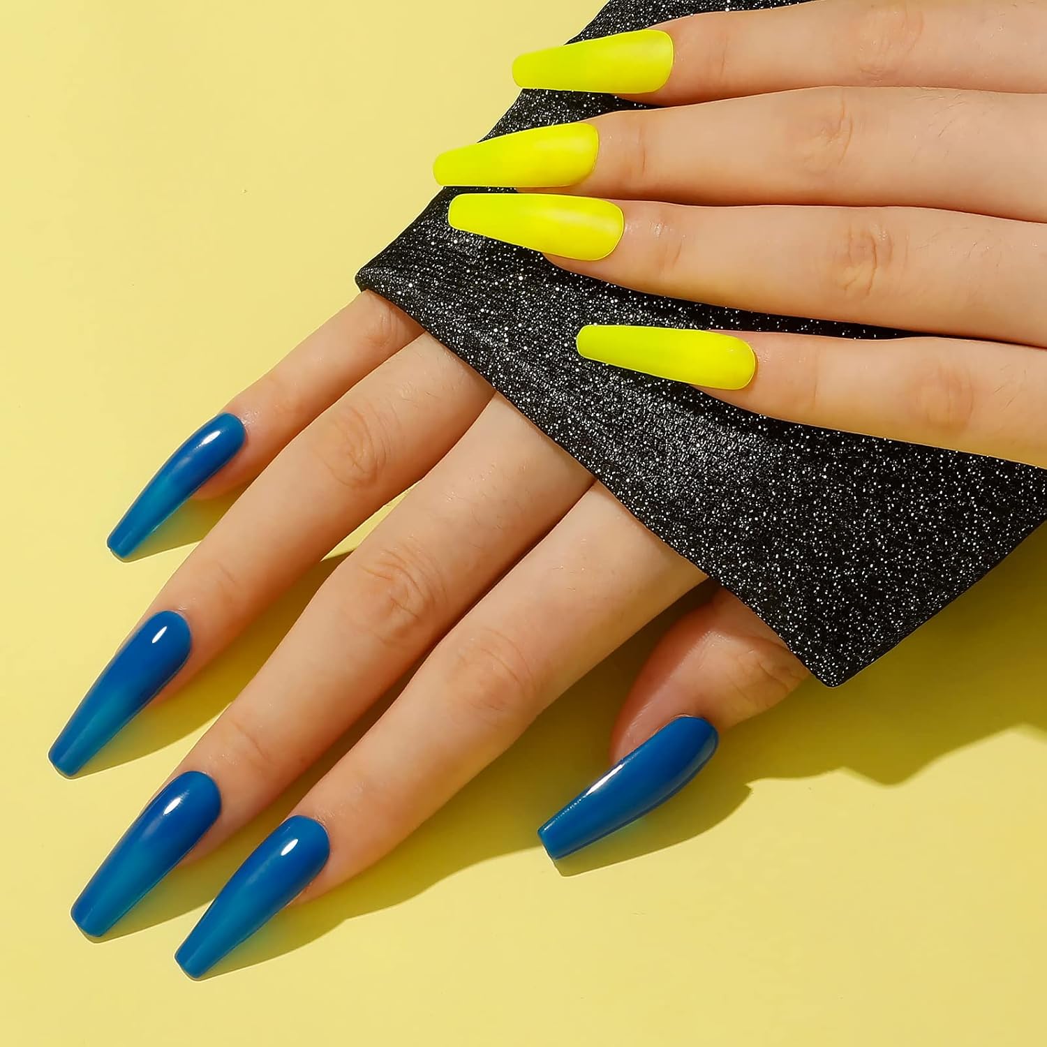 RSTYLE 9 * 10ml Kit Semipermanente Unghie Completo Professionale in Gel Lampada UV 48W Soak Off Set Classico Smalti Gel Nail Art o Saloni Kit di Partenza Neon Fluo 10ml - Immagine 2