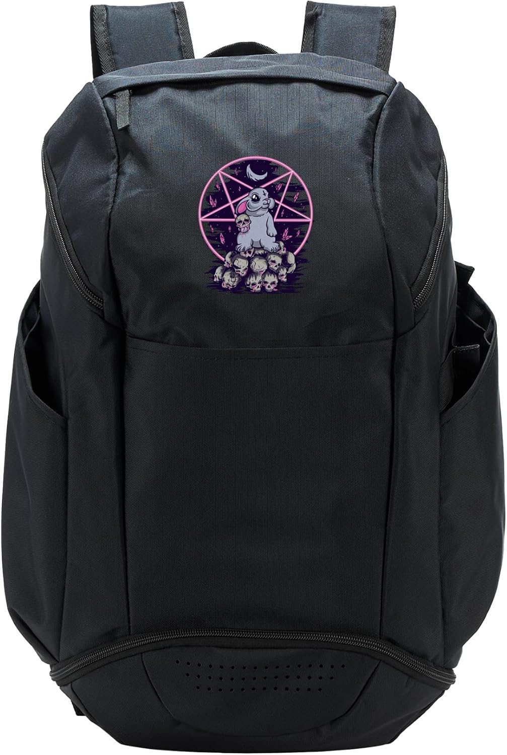 Pastel Goth Aesthetic Clothes Rabbit Satan Occult Skull Sport Backpack