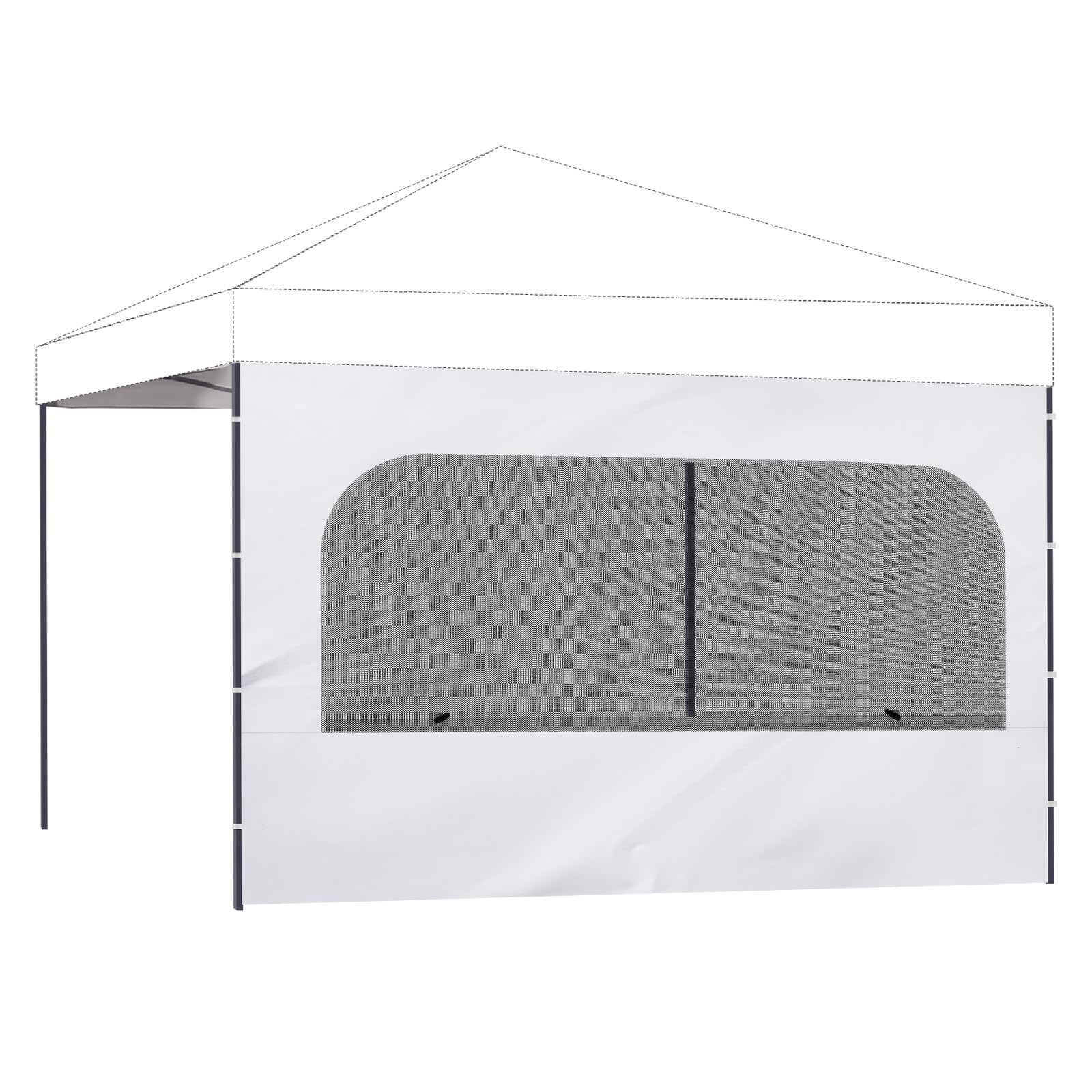 Photo 1 of 10x10ft Canopy Sidewall 1 PC Wall Panel Replacement with Mesh Window for Pop Up Canopy Tent Outdoor Gazebo Patio Event Camping Beach Party (Sidwalls Only)