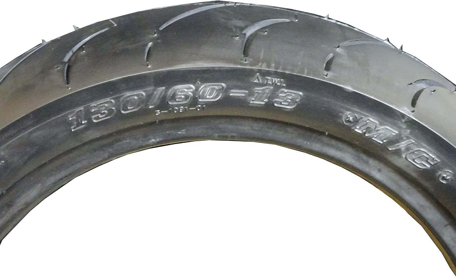 130/60-13 MC Tubeless Tire, 53L, Front/Rear Motorcycle/Moped 13" Rim