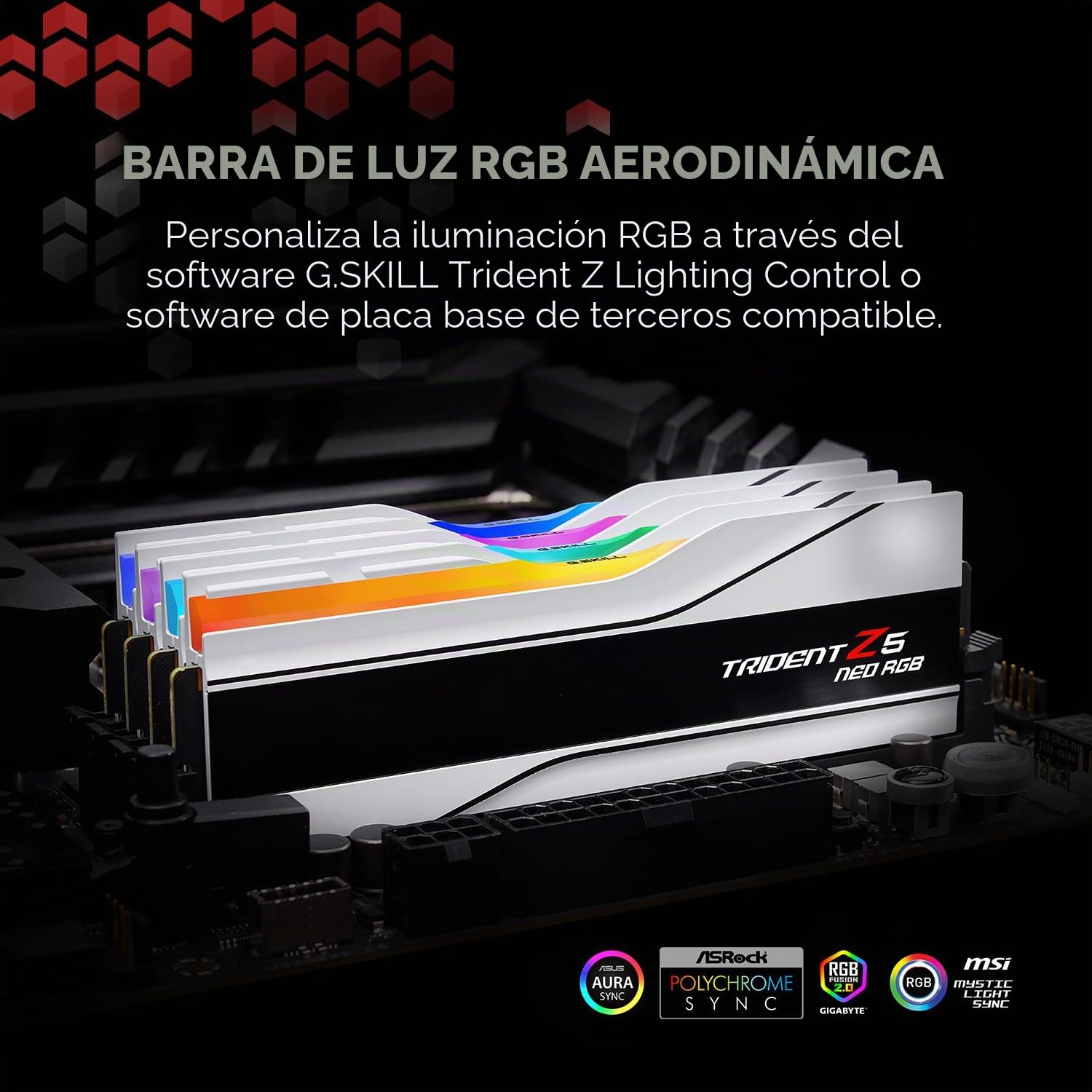G.skill Trident Z Neo F5-6000j3036g32gx2-Tz5nrw Memoria 64 Gb 2 X 32 Gb Ddr5 288-Pin Dimm (64gb[32gbx2]g.skill Trident Tz5 Neo Rgb Pc5 6000mhz Cl30 K