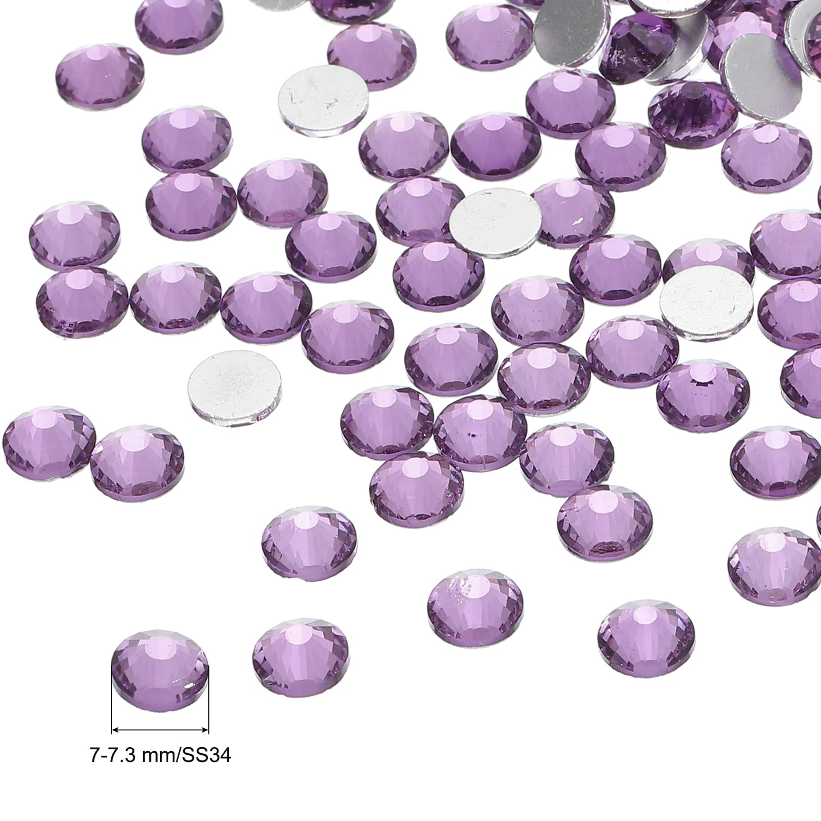 PATIKIL SS34/288Pcs Glass Diamante Rhinestone - Image 2