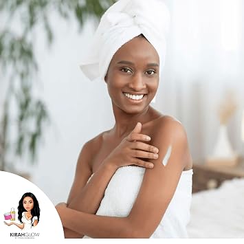 KirahGlow Radiance Body Cream | Tone-Evening Moisturizer for Glowing Skin | With Vitamin C & Natural Extracts | Lightweight, Non-Greasy Formula