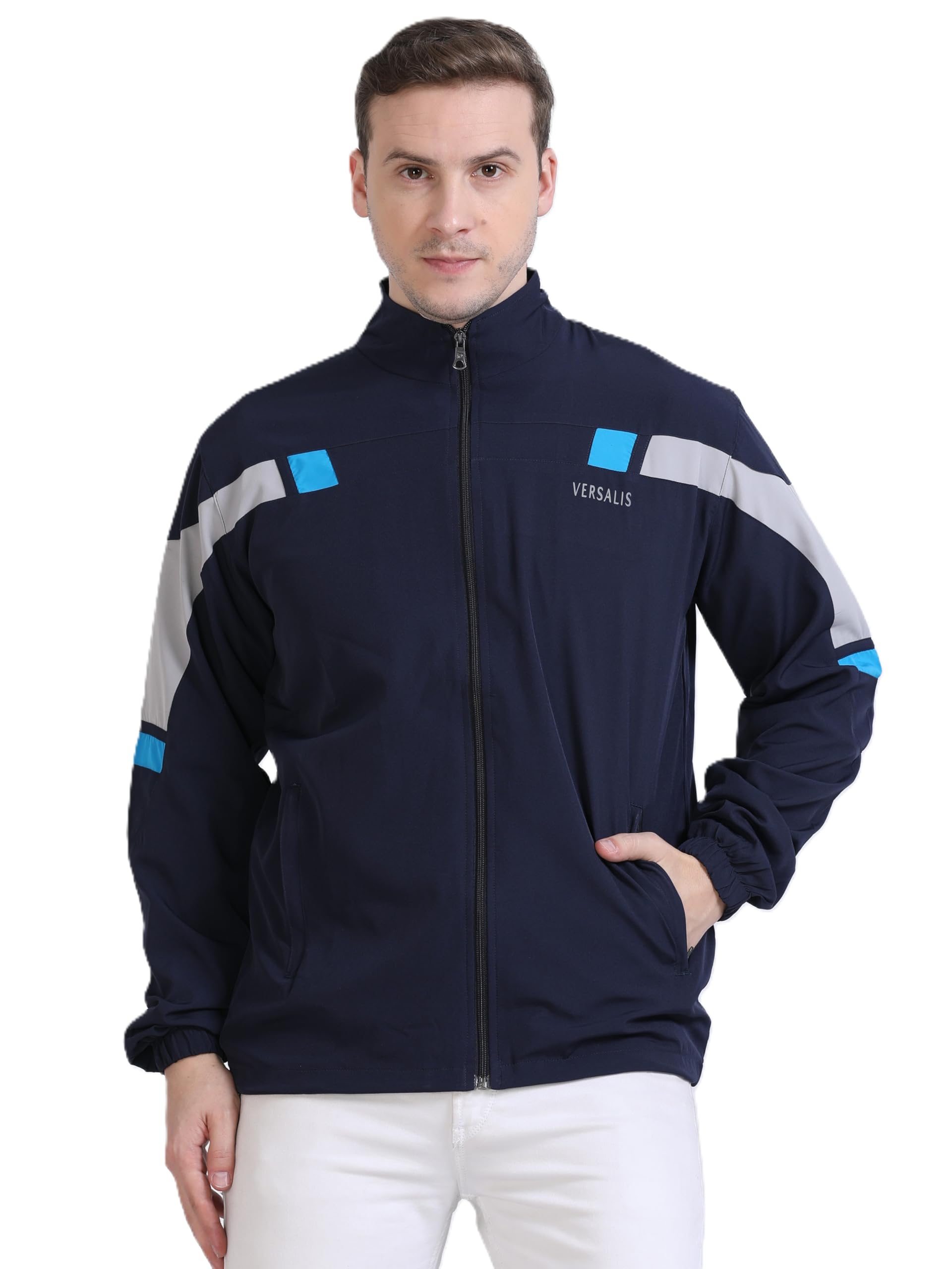 versalis Full Sleeve Colourblock Men's Jacket | Perfect for casual wear as well as gym, sports jacket-picture-23