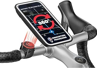 Shapeheart Soporte Teléfono Bicicleta Magnético - Funda Impermeable Táctil XL - Fijación Manillar Universal para MTB, Patinete Eléctrico - Carcasa Móvil Extraíble - Instalación Rápida y Estable