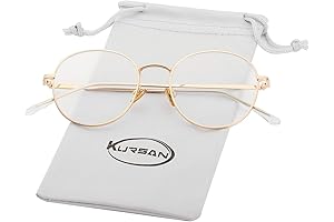 Vintage Gold Frame Glasses: Protect Your Eyes, Enhance Your Look