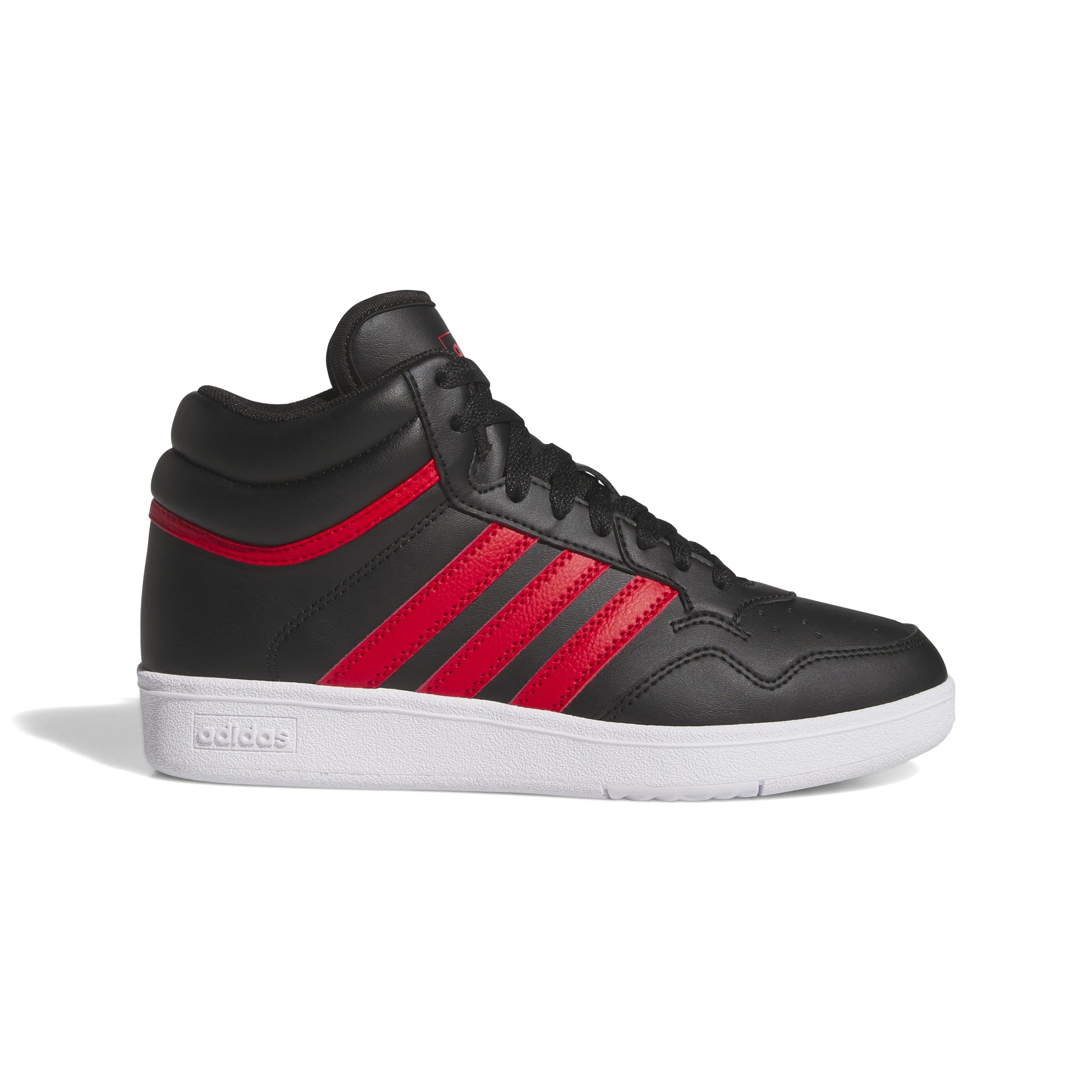 adidas Unisex Kids Hoops 4.0 MID Shoes, core Black/Better Scarlet/FTWR White, 4.5 UK