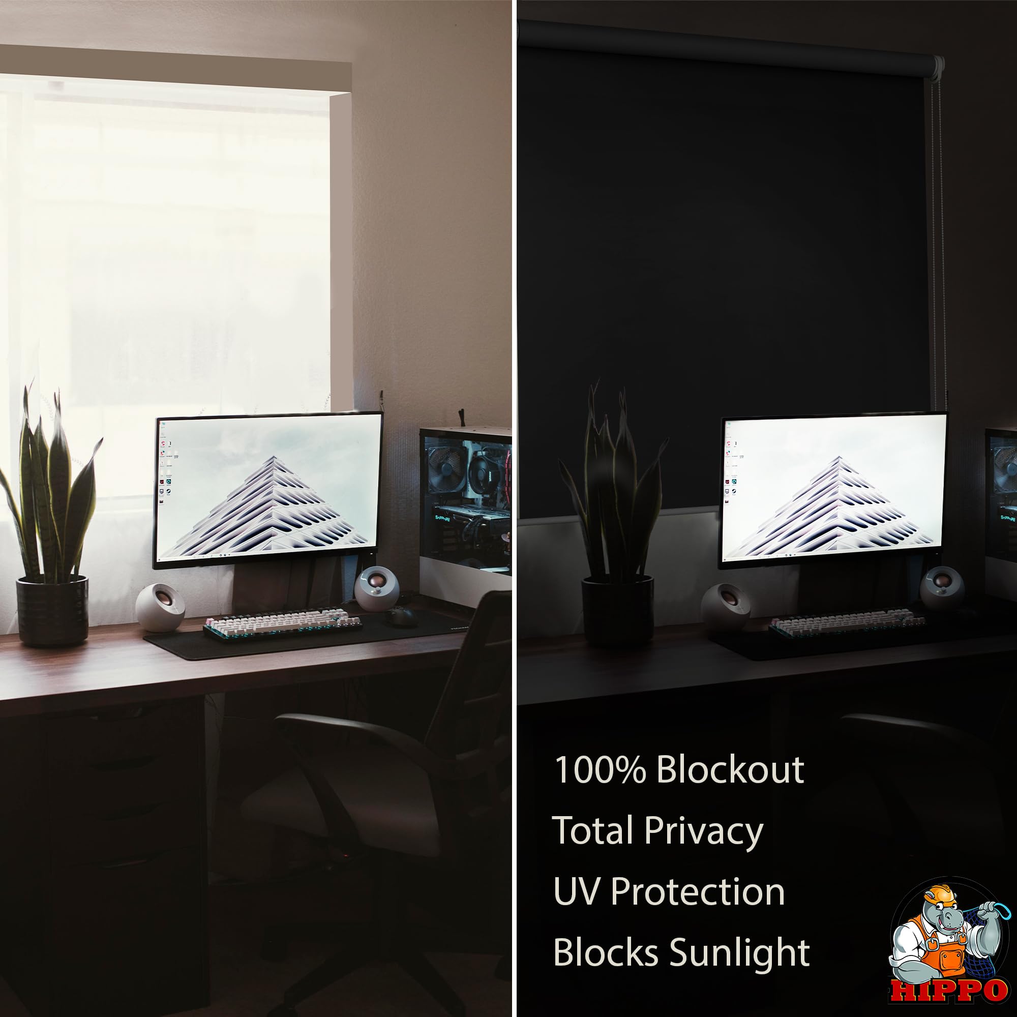 Blackout Roller Blinds - 100% Light Blockage -3 Blackout Roller Blinds - 100% Light Blockage -3