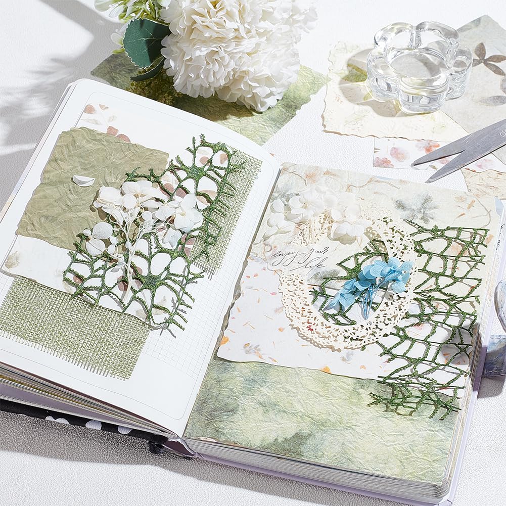AHANDMAKER 168 Sheets Textured Scrapbook Paper - Image 4
