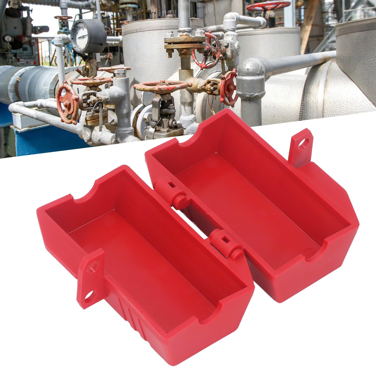 Natudeco Plug Lock Industrial Grade Power Cord Lockout Electrical Device Impact Isolation BoxCircuit Lockout for Industrial Office Use