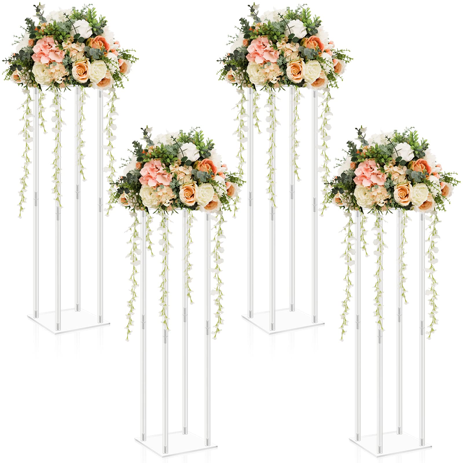 Vase de table de mariage 80 cm Juexica pour décoration de fête
